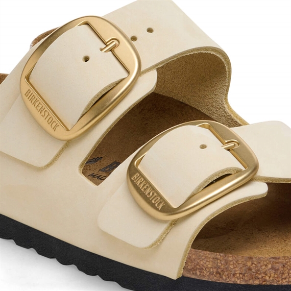 Birkenstock Arizona Big Buckle Sandaler, Ecru